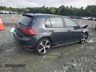 2015 Volkswagen GTI SE with VIN 3VW4T7AUXFM048675, listed as a Copart auction lot 71947234 with 122,005 mi miles and Salvage Title. Bid and sale history available at DreamBid. Image 3.