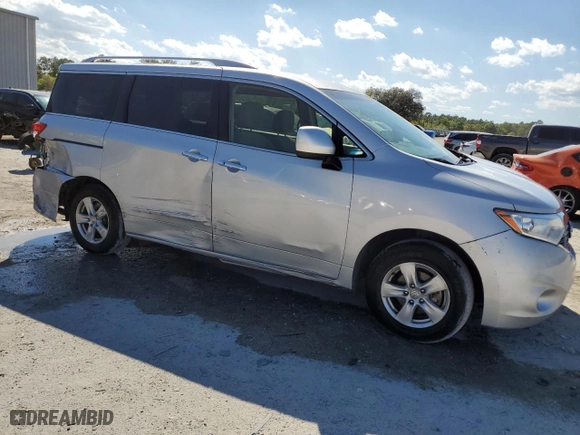 2017 Nissan Quest SV with VIN JN8AE2KP2H9170111, listed as a Copart auction lot 50261145 with 192,786 mi miles and Salvage Title. Bid and sale history available at carsss.com. Image 4.
