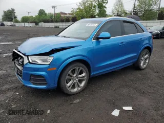2017 Audi Q3 Premium Plus z VIN WA1JCCFS5HR009414, wystawiony jako Copart lot #56790155 z przebiegiem 80 218 mil mil oraz Szkoda całkowita • Salvage title. Historia ofert i sprzedaży dostępna na DreamBid. Obrazek 1.