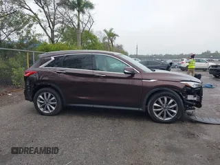 2020 Infiniti QX50 Luxe with VIN 3PCAJ5M17LF103598, listed as a IAAI auction lot 41406324 with 51,490 mi miles and . Bid and sale history available at DreamBid. Image 13.