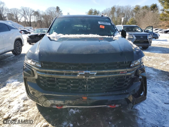 2021 Chevrolet Tahoe Z71 with VIN 1GNSKPKD8MR331042, listed as a Copart auction lot 46280515 with 38,215 mi miles and Salvage Title. Bid and sale history available at carsss.com. Image 5.