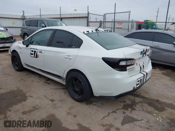 2022 Subaru Impreza with VIN 4S3GKAA62N1609335, listed as a IAAI auction lot 41090418 with 33,985 mi miles and . Bid and sale history available at DreamBid. Image 3.