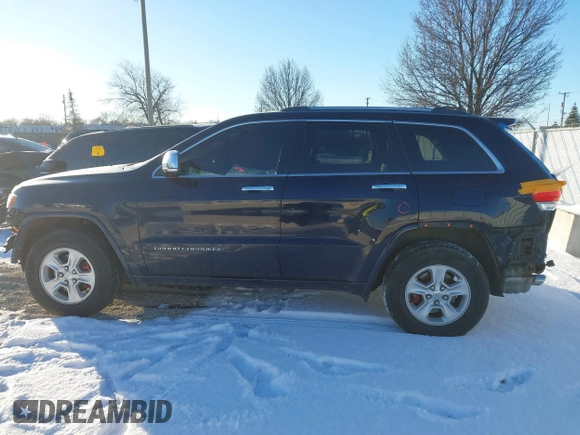 2014 Jeep Grand Cherokee Overland with VIN 1C4RJFCG1EC200570, listed as a IAAI auction lot 41301398 with 183,986 mi miles. Bid and sale history available at carsss.com. Image 15.
