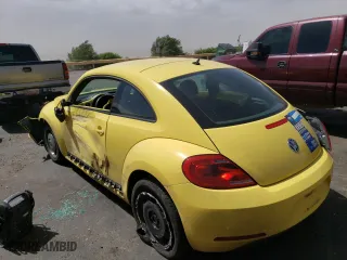 2012 Volkswagen Beetle 2.5L w/Sun PZEV with VIN 3VWJP7AT2CM665563, listed as a Copart auction lot 51611363 with 0 mi miles and Salvage Title. Bid and sale history available at carsss.com. Image 2.