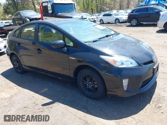 2013 Toyota Prius One with VIN JTDKN3DU3D5615711, listed as a IAAI auction lot 42119419 with 222,734 mi miles. Bid and sale history available at carsss.com. Image 1.