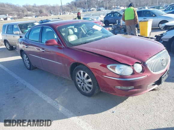 2009 Buick LaCrosse CXL with VIN 2G4WD582991268432, listed as a IAAI auction lot 41418806 with 237,910 mi miles. Bid and sale history available at carsss.com. Image 1.