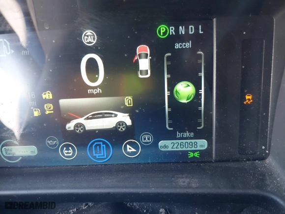 2015 Chevrolet Volt with VIN 1G1RD6E41FU140563, listed as a IAAI auction lot 42036293 with 226,098 mi miles. Bid and sale history available at carsss.com. Image 7.