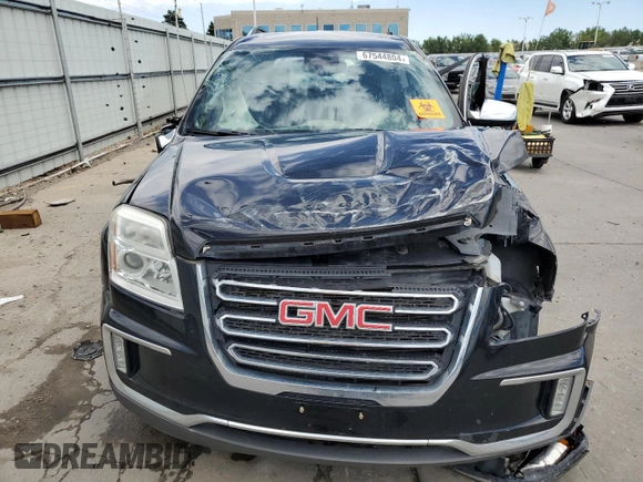 2017 GMC Terrain SLT with VIN 2GKFLUEK7H6118220, listed as a Copart auction lot 67544804 with Not Provided miles and Salvage Title. Bid and sale history available at DreamBid. Image 5.