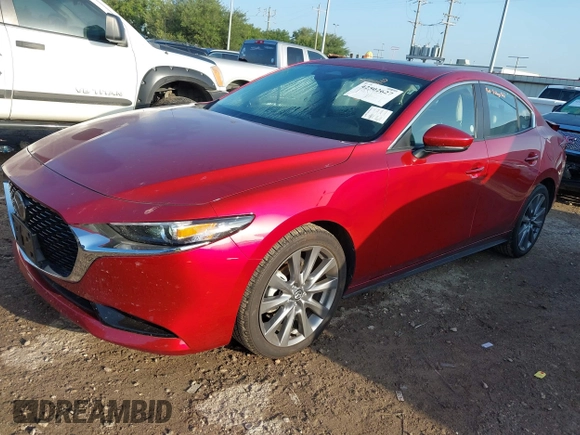 2025 Mazda 3 S Preferred with VIN 3MZBPACM2SM454885, listed as a IAAI auction lot 42502627 with 12,034 mi miles and . Bid and sale history available at DreamBid. Image 17.