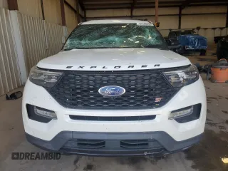 2020 Ford Explorer ST with VIN 1FM5K8GC6LGB65802, listed as a Copart auction lot 54148055 with 102,490 mi miles and Salvage Title. Bid and sale history available at carsss.com. Image 5.