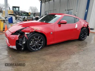 2015 Nissan 370Z with VIN JN1AZ4EH5FM441613, listed as a Copart auction lot 43133974 with 45,456 mi miles. Bid and sale history available at carsss.com. Image 1.