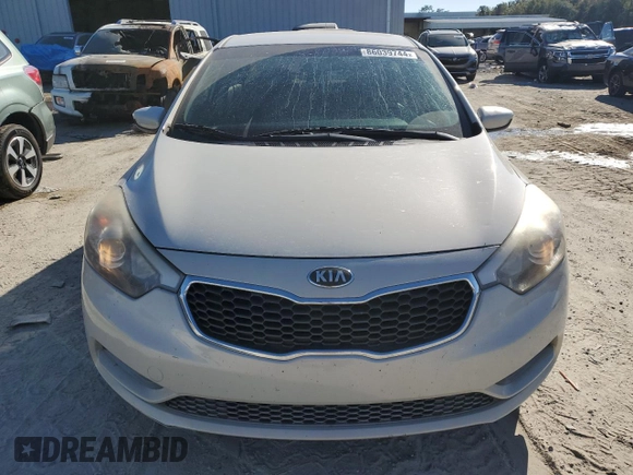 2014 Kia Forte LX with VIN KNAFK4A64E5187863, listed as a Copart auction lot 86039744 with 136,265 mi miles and Salvage Title. Bid and sale history available at carsss.com. Image 5.