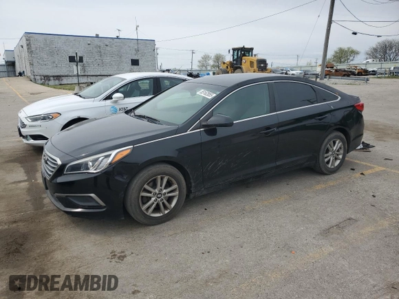 2017 Hyundai Sonata 2.4L with VIN 5NPE24AF6HH488766, listed as a Copart auction lot 55162855 with 134,099 mi miles and Clean Title. Bid and sale history available at DreamBid. Image 1.