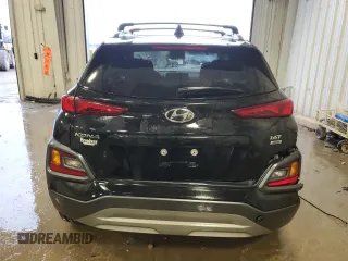 2021 Hyundai Kona Night Edition with VIN KM8K6CA57MU710395, listed as a Copart auction lot 87667725 with 77,647 mi miles and Non Repairable. Bid and sale history available at DreamBid. Image 6.