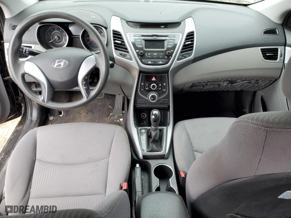 2014 Hyundai Elantra SE with VIN KMHDH4AE5EU074649, listed as a Copart auction lot 52957935 with 0 mi miles and Clean Title. Bid and sale history available at carsss.com. Image 8.