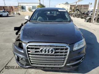 2015 Audi SQ5 Premium Plus with VIN WA1CGBFP8FA055723, listed as a Copart auction lot 75570984 with 0 mi miles and Salvage Title. Bid and sale history available at carsss.com. Image 5.