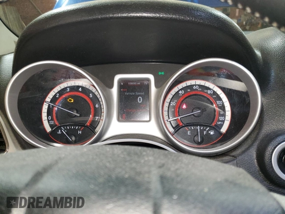 2015 Dodge Journey SXT with VIN 3C4PDDBG2FT689572, listed as a Copart auction lot 55478165 with 109,095 mi miles and Salvage Title. Bid and sale history available at DreamBid. Image 9.