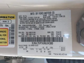 2016 Lincoln MKZ with VIN 3LN6L2G95GR634380, listed as a IAAI auction lot 42375739 with 81,741 mi miles and . Bid and sale history available at DreamBid. Image 9.
