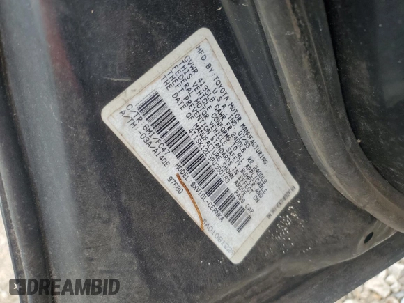 1993 Toyota Camry LE with VIN 4T1SK12E9PU300183, listed as a Copart auction lot 74661684 with 287,662 mi miles and Salvage Title. Bid and sale history available at carsss.com. Image 12.