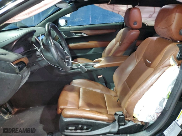 2015 Cadillac ATS Coupe Luxury AWD with VIN 1G6AH1RX4F0115439, listed as a Copart auction lot 38985914 with 232,192 mi miles and Salvage Title. Bid and sale history available at carsss.com. Image 7.