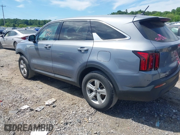 2023 Kia Sorento LX with VIN 5XYRGDLC9PG240958, listed as a IAAI auction lot 42297720 with 27,485 mi miles and . Bid and sale history available at DreamBid. Image 3.