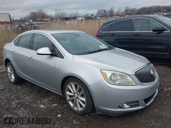 2013 Buick Verano Leather Group with VIN 1G4PS5SK7D4249443, listed as a IAAI auction lot 41847845 with 81,095 mi miles. Bid and sale history available at carsss.com. Image 1.