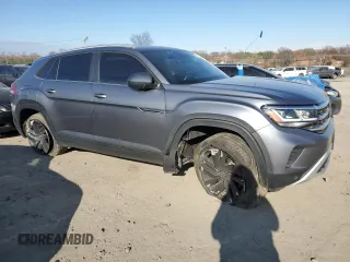 2022 Volkswagen Atlas SE z VIN 1V2JE2CA7NC225719, wystawiony jako Copart lot #83325534 z przebiegiem 48 858 mil mil oraz Szkoda całkowita • Salvage title. Historia ofert i sprzedaży dostępna na DreamBid. Obrazek 4.