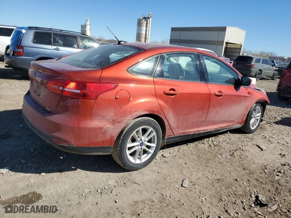 2018 Ford Focus SE with VIN 1FADP3FE5JL244377, listed as a Copart auction lot 46812585 with 83,881 mi miles and Salvage Title. Bid and sale history available at carsss.com. Image 3.