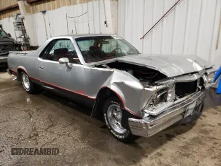1979 Chevrolet El Camino z VIN 1W80H9K442233, wystawiony jako Copart lot #77508223 z przebiegiem 2 057 mil mil oraz Nie do naprawy • Non repairable. Historia ofert i sprzedaży dostępna na DreamBid. Obrazek 4.