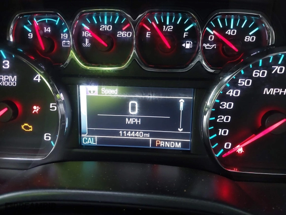 2015 Chevrolet Silverado 1500 LT with VIN 3GCUKREC6FG365905, listed as a IAAI auction lot 41264579 with 114,440 mi miles. Bid and sale history available at carsss.com. Image 7.
