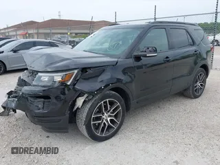 2019 Ford Explorer Sport with VIN 1FM5K8GT0KGB43468, listed as a IAAI auction lot 42502848 with 109,735 mi miles and . Bid and sale history available at DreamBid. Image 2.