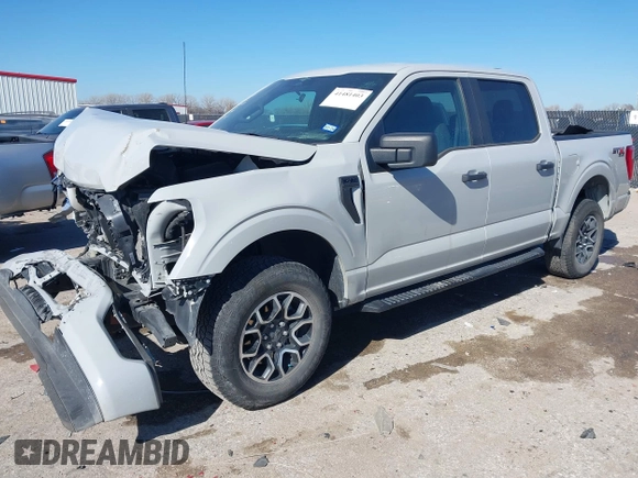 2023 Ford F-150 XL with VIN 1FTFW1E57PKE62881, listed as a IAAI auction lot 41481403 with 20,603 mi miles. Bid and sale history available at carsss.com. Image 2.
