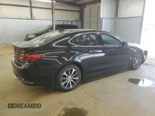 2015 Acura TLX Technology with VIN 19UUB1F55FA006403, listed as a Copart auction lot 61281425 with 97,515 mi miles and Salvage title. Bid and sale history available at DreamBid. Image 3.