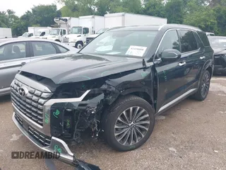 2024 Hyundai Palisade Calligraphy z VIN KM8R7DGE9RU682812, wystawiony jako IAAI lot #42418008 z przebiegiem 27 716 mil mil oraz . Historia ofert i sprzedaży dostępna na DreamBid. Obrazek 2.