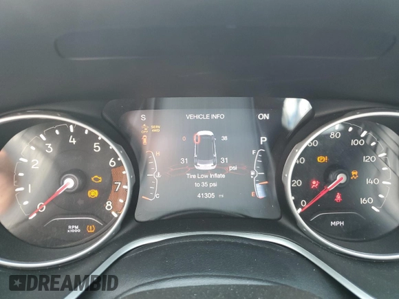 2021 Jeep Compass Limited с VIN 3C4NJDCB9MT513196, выставлен на аукционе Copart как лот 54253245 с пробегом 41 305 миль миль и Списание • Salvage title. История ставок и продаж доступна на DreamBid. Изображение 9.