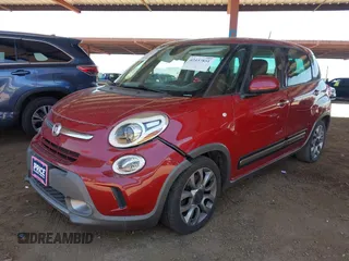 2015 FIAT 500L Urbana Trekking with VIN ZFBCFADH8FZ034079, listed as a IAAI auction lot 42437851 with 54,216 mi miles and . Bid and sale history available at DreamBid. Image 2.