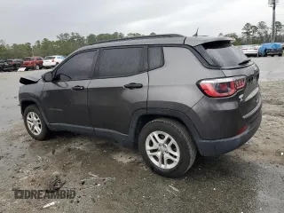 2018 Jeep Compass Sport with VIN 3C4NJCAB5JT122894, listed as a Copart auction lot 45840725 with 138,815 mi miles and Salvage Title. Bid and sale history available at carsss.com. Image 2.