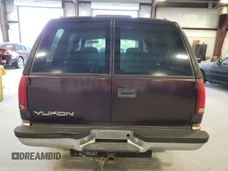 1997 GMC Yukon with VIN 1GKEC13R2VJ734299, listed as a Copart auction lot 74988224 with 225,335 mi miles and Salvage Title. Bid and sale history available at carsss.com. Image 6.