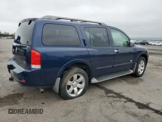2008 Nissan Armada SE z VIN 5N1AA08C38N626345, wystawiony jako Copart lot #55940535 z przebiegiem 235 584 mil mil oraz Czysty tytuł • Clean title. Historia ofert i sprzedaży dostępna na DreamBid. Obrazek 3.
