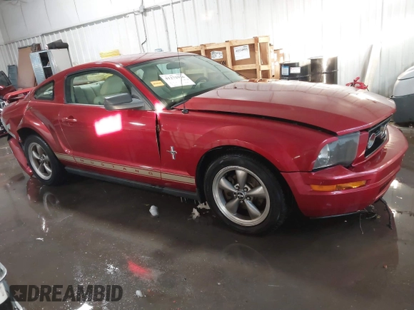 2006 Ford Mustang Standard with VIN 1ZVHT80N865227465, listed as a IAAI auction lot 41272926 with 134,695 mi miles. Bid and sale history available at carsss.com. Image 1.