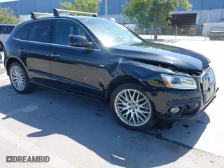 2017 Audi Q5 Premium Plus with VIN WA1M2AFP1HA052128, listed as a IAAI auction lot 42087160 with 49,888 mi miles. Bid and sale history available at carsss.com. Image 1.