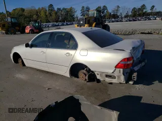 2004 Lexus LS 430 with VIN JTHBN36F340156349, listed as a Copart auction lot 80423334 with 206,519 mi miles and Salvage Title. Bid and sale history available at carsss.com. Image 2.