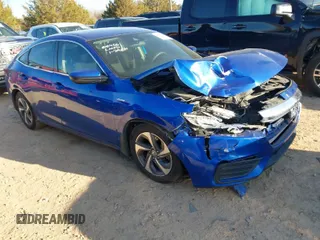 2019 Honda Insight LX with VIN 19XZE4F14KE004661, listed as a IAAI auction lot 41503980 with 110,189 mi miles and . Bid and sale history available at carsss.com. Image 1.