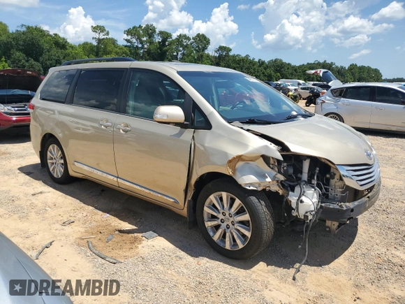2014 Toyota Sienna XLE with VIN 5TDYK3DC8ES414814, listed as a Copart auction lot 64577875 with 111,675 mi miles and Salvage title. Bid and sale history available at DreamBid. Image 4.