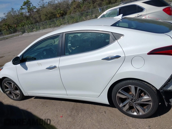 2015 Hyundai Elantra SE z VIN 5NPDH4AE7FH570097, wystawiony jako IAAI lot #41577252 z przebiegiem 135 219 mil mil oraz . Historia ofert i sprzedaży dostępna na DreamBid. Obrazek 14.