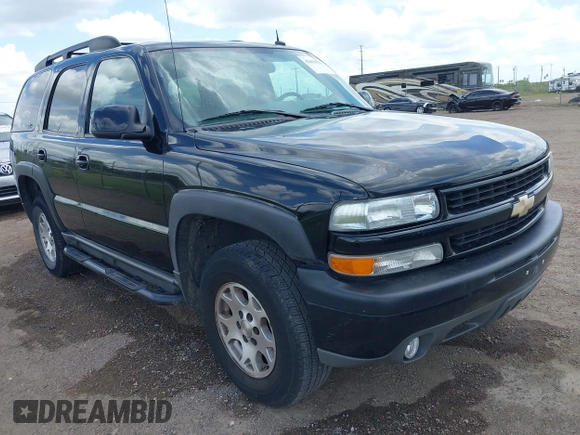 2004 Chevrolet Tahoe Z71 with VIN 1GNEK13ZX4R184775, listed as a IAAI auction lot 42433671 with 77,019 mi miles and . Bid and sale history available at DreamBid. Image 1.
