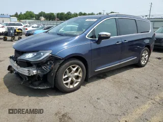 2017 Chrysler Pacifica Limited z VIN 2C4RC1GG8HR514994, wystawiony jako Copart lot #59932635 z przebiegiem 188 512 mil mil oraz Szkoda całkowita • Salvage title. Historia ofert i sprzedaży dostępna na DreamBid. Obrazek 1.