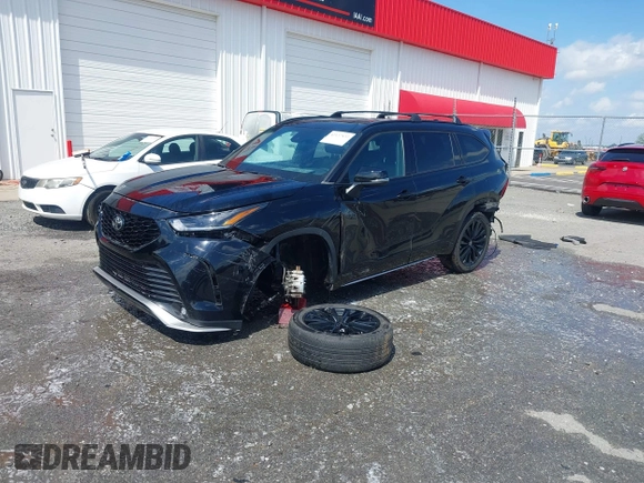 2023 Toyota Highlander L with VIN 5TDKDRAH7PS020856, listed as a IAAI auction lot 42137832 with 55,502 mi miles and . Bid and sale history available at DreamBid. Image 18.