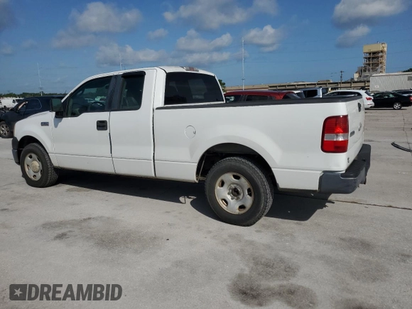 2007 Ford F-150 STX with VIN 1FTRX12W37FA72568, listed as a Copart auction lot 61744915 with 217,479 mi miles and Clean title. Bid and sale history available at DreamBid. Image 2.