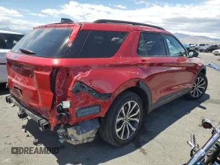 2025 Ford Explorer ST-Line with VIN 1FMUK7KH9SGA40462, listed as a Copart auction lot 54848405 with 8,111 mi miles and Salvage title. Bid and sale history available at DreamBid. Image 3.
